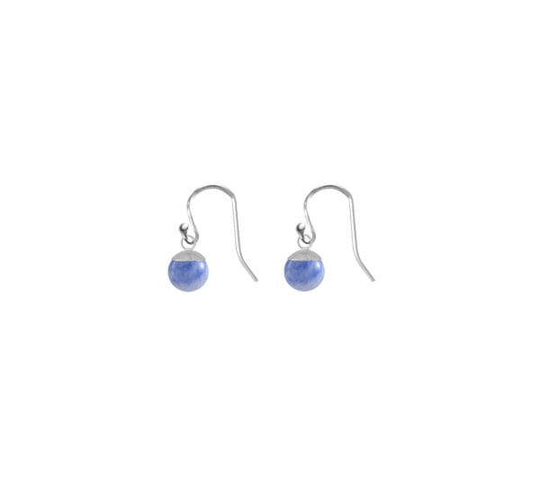 Mas Jewelz earring Classic Blue Quartz Silver