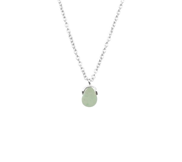 Mas Jewelz necklace Bail Green Aventurine Silver