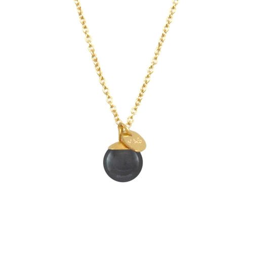 Mas Jewelz necklace Classic Hematite Gold