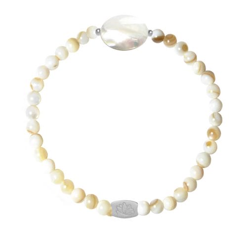Mas Jewelz Mother of pearl Armband mit Oval Silber