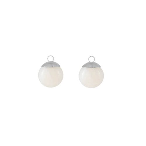 Mas Jewelz earring Classic Mother of Pearl Silver
